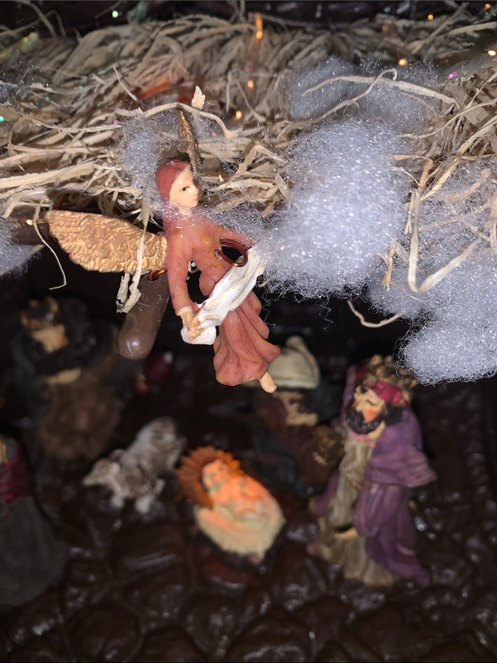 🎄 Fibre Optic Lighted Nativity-Set - Picture 6 of 10